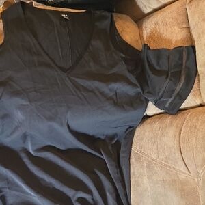 SHEIN Black Cold Shoulder Midi Dress